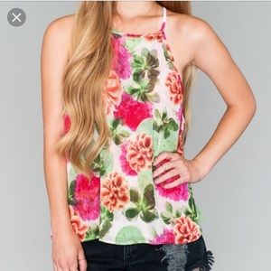 Cactus Bloom mumu tank.